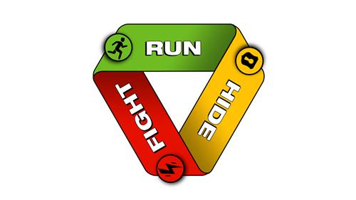 Run Hide Fight Logo 